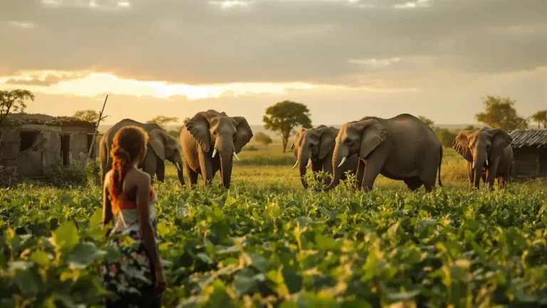 In questo paese africano isolato gli elefanti saccheggiano le fattorie per creare la propria farmacia un fatto spesso ignorato