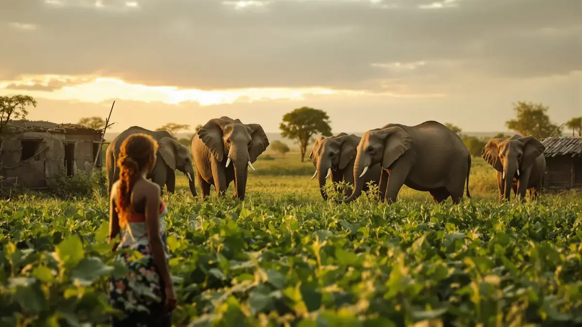 In questo paese africano isolato gli elefanti saccheggiano le fattorie per creare la propria farmacia un fatto spesso ignorato