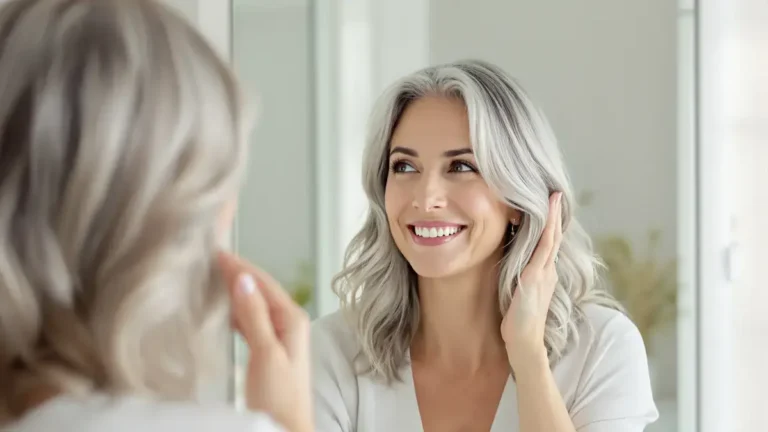 Capelli grigi una tecnica poco conosciuta trasforma le radici bianche in un sorprendente punto di forza