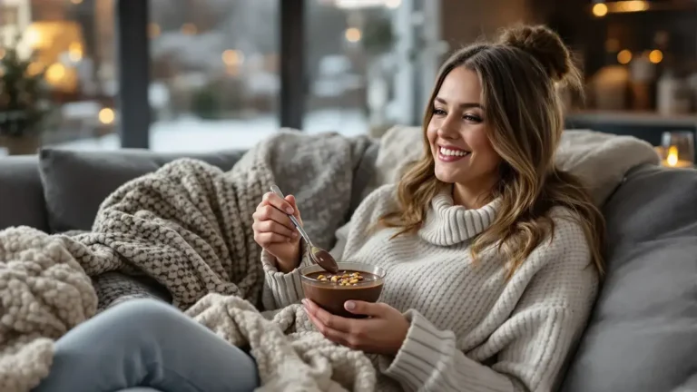 Questa crema al cioccolato ultra vellutata ricca di proteine e senza uova semplifica le serate invernali senza voglia di cucinare