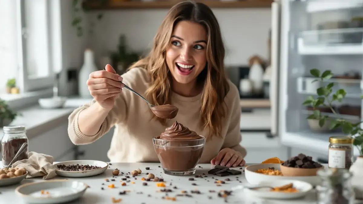 Questa mousse al cioccolato senza uova né cottura nasconde una sorpresa che potrebbe sorprendere i golosi