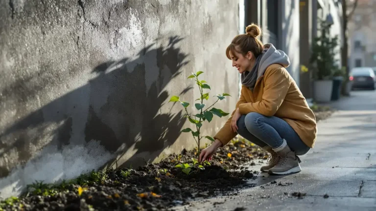 Piantata già a febbraio questa rampicante abbellisce un muro in pochi mesi
