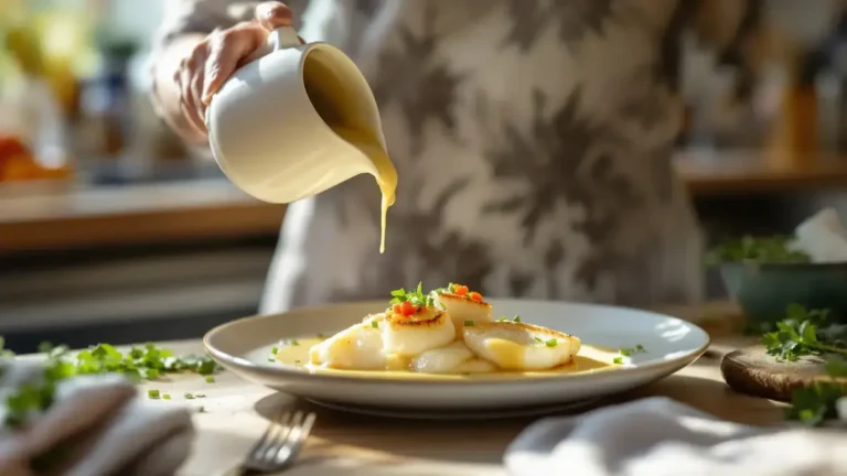 Una salsa semplice che esalta tutti i pesci e valorizza le capesante