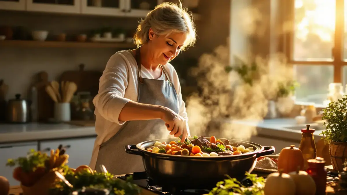 Questo tajine marocchino si prepara in anticipo per un pasto saporito senza stress