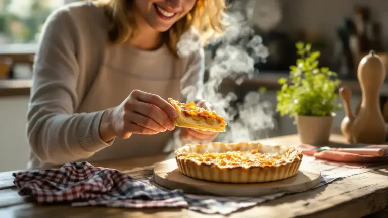 Questa ricetta di torta di cipolle morbida e gustosa ti farà sciogliere a ogni morso