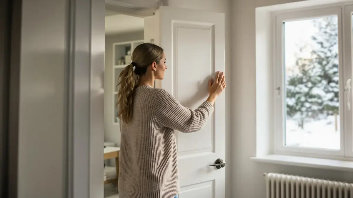 Gli esperti concordano sul fatto che tenere le porte chiuse in inverno sia essenziale per ottimizzare il riscaldamento ma molti ignorano i rischi di dispersione termica